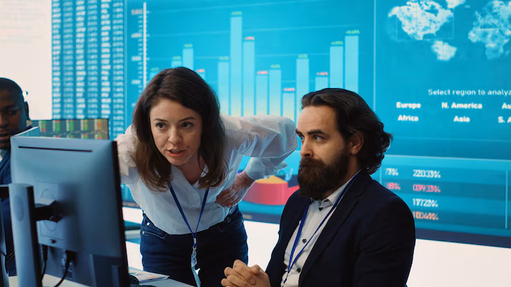 irritated leader screaming coworker after he failed calculate expenditures 482257 89701