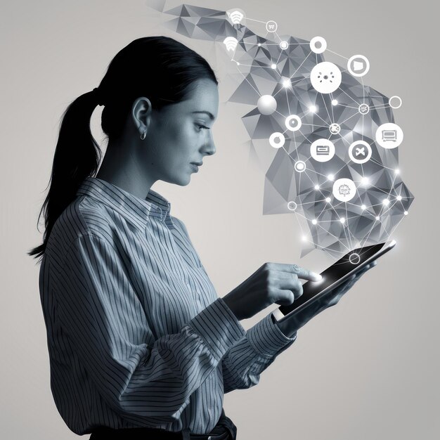 woman using digital tablet 944525 86277